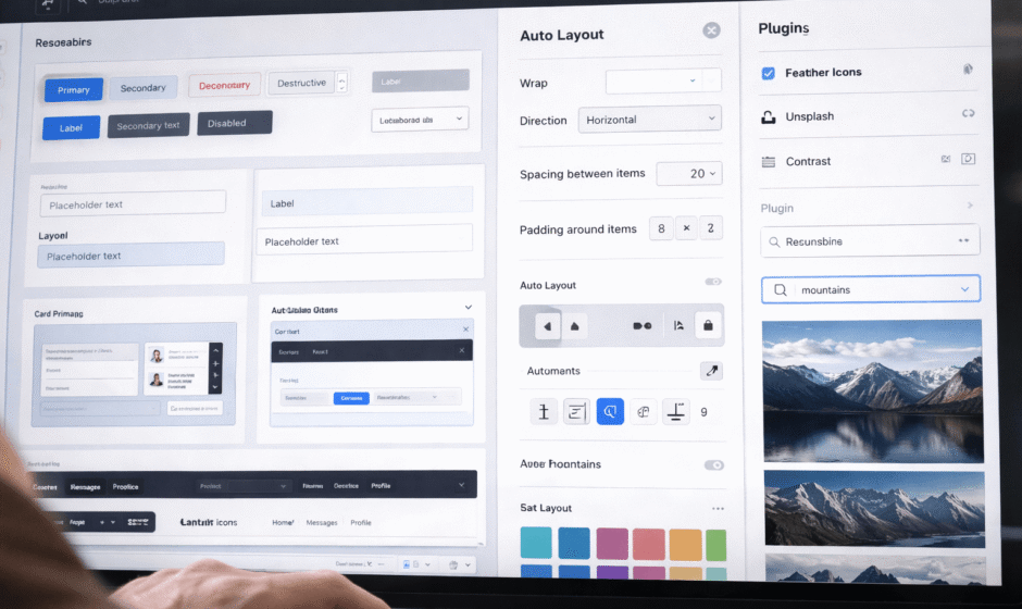 figma automation components auto layout plugins productivity