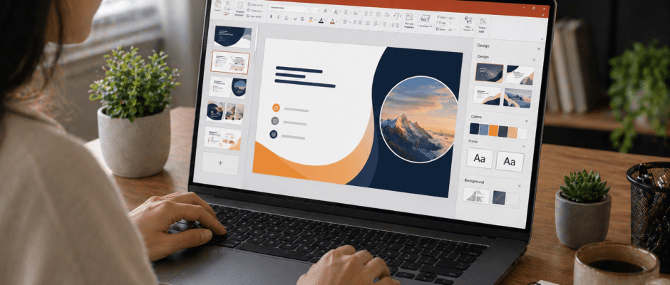 powerpoint customization slide design beginner setup workflow